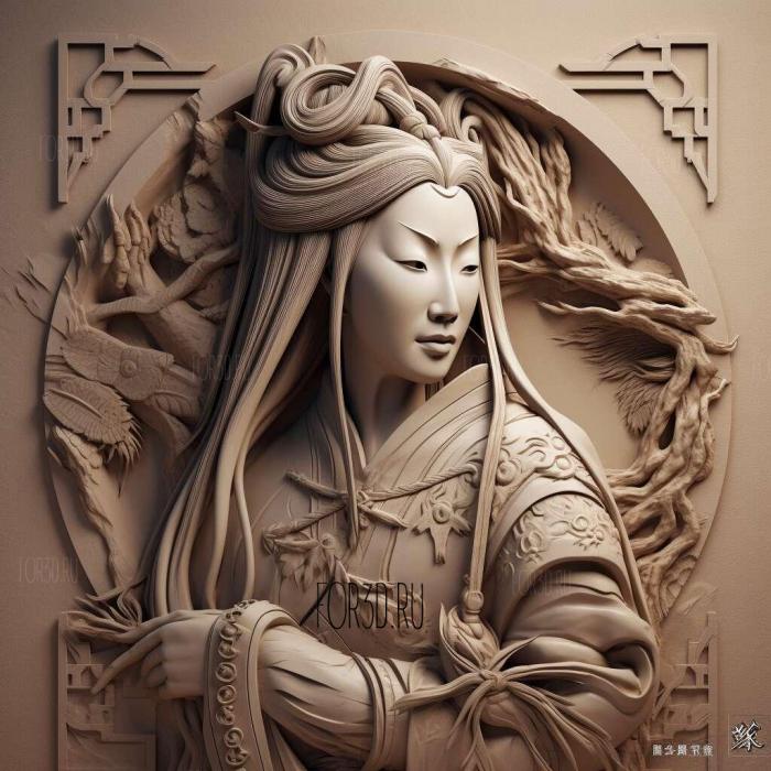 Мулан Мулан 4 3d stl модель для ЧПУ